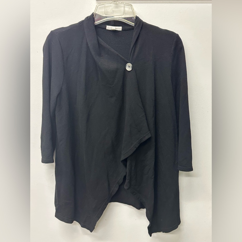 Elegant Black Women's Cardigan